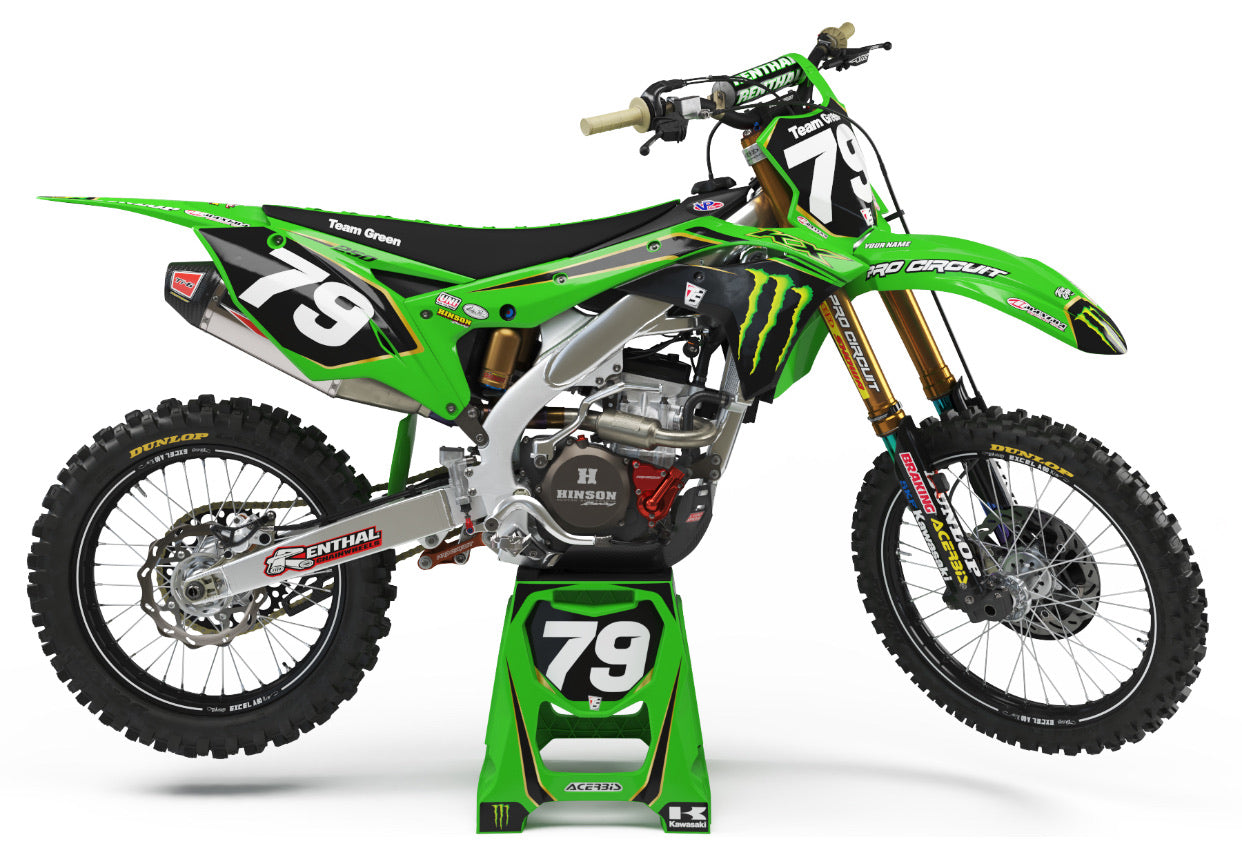 Completo motocross 2020 SHIFT 3LACK LABEL RACE green enduro quad