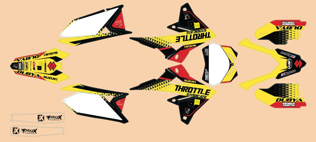 SUZUKI SPECTRUM GRAPHIC KIT – Throttle Syndicate