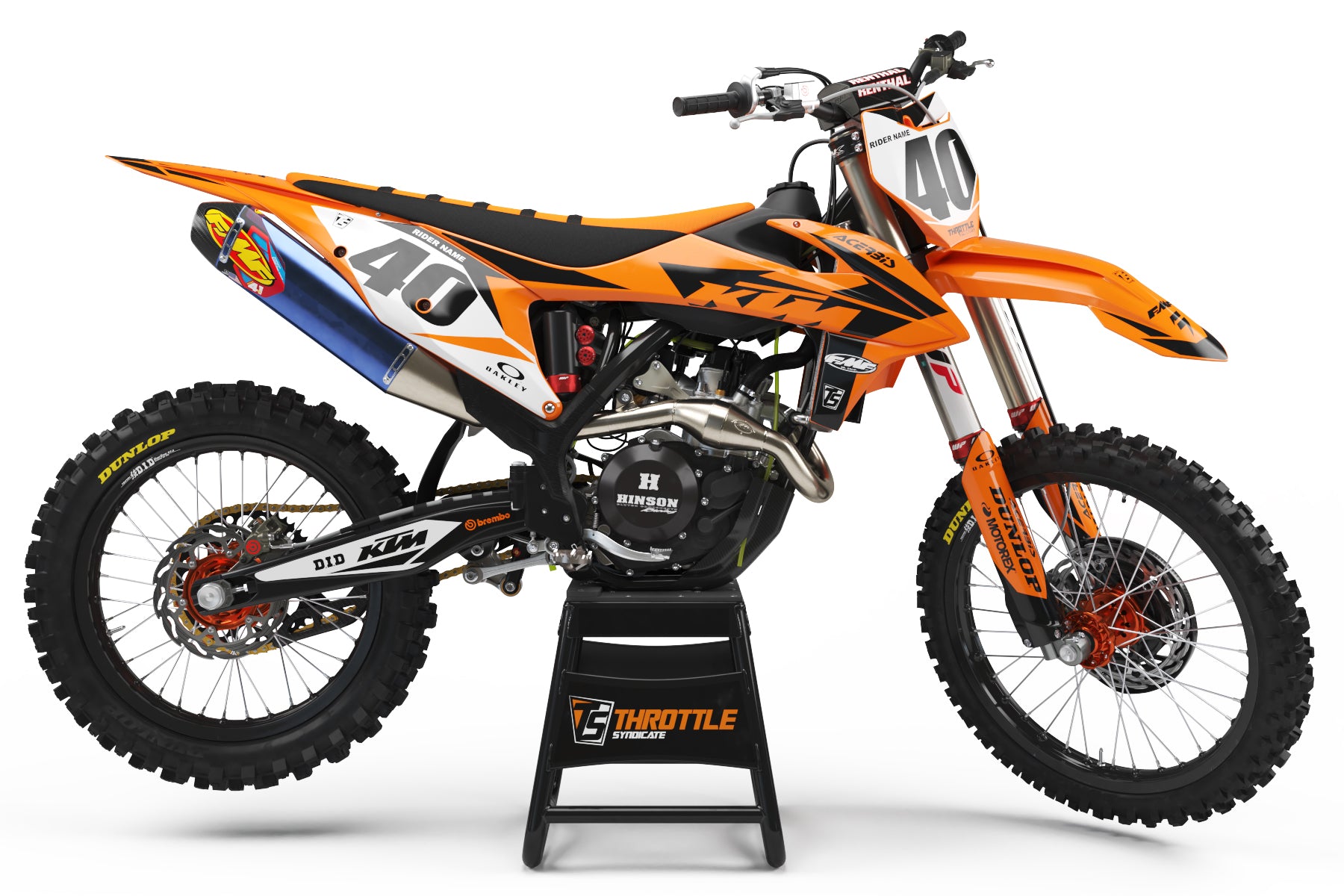 ケツシンポリス CDセット + KTM グッズ KTM VICES GRAPHIC KIT - ORANGE / BLACK – Throttle Syndicate