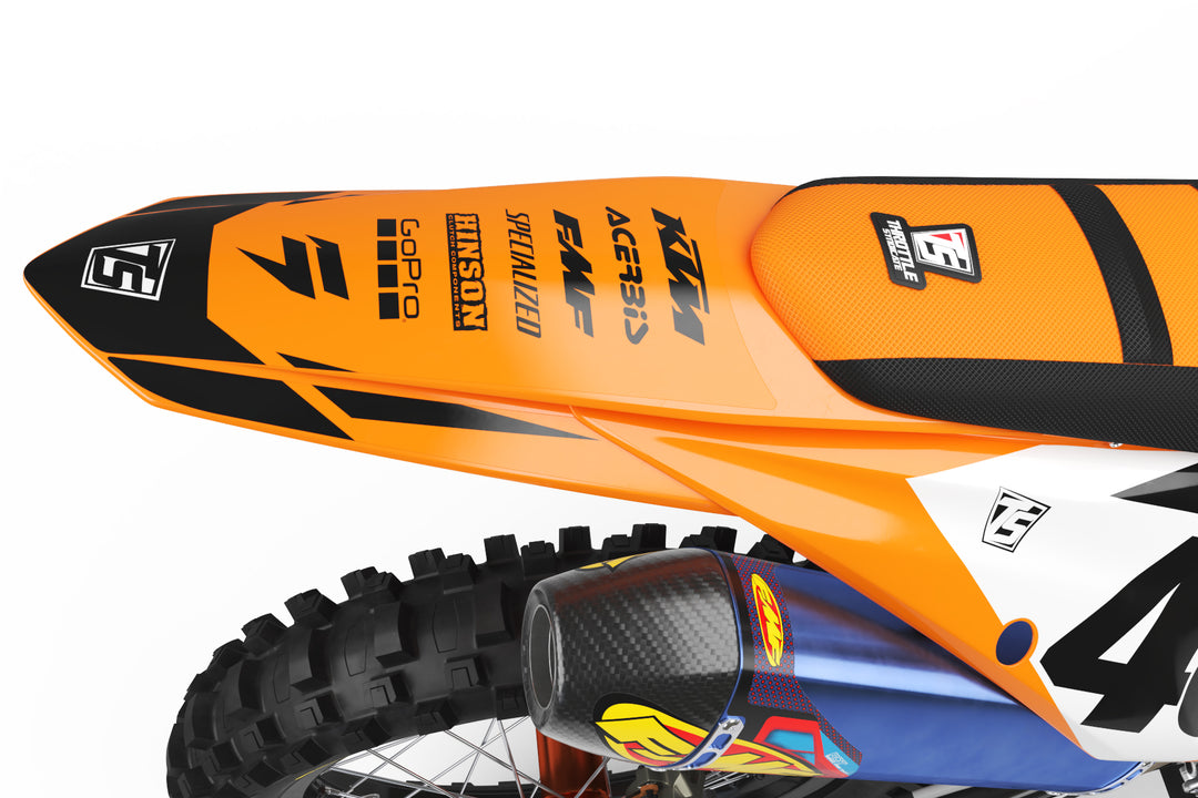 KTM VICES GRAPHIC KIT - ORANGE / BLACK – Throttle Syndicate