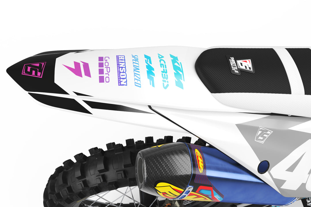 KTM VICES GRAPHIC KIT - TECHNO BLUE – Throttle Syndicate