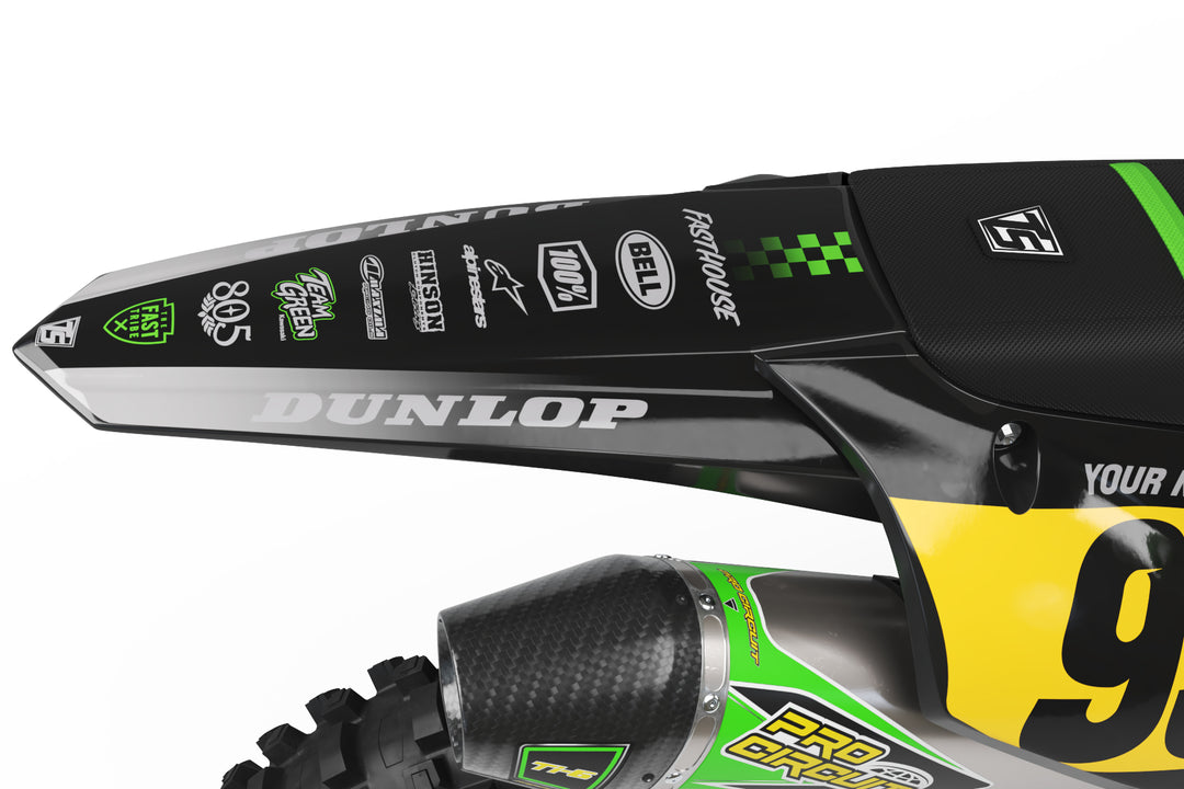 FASTHOUSE KAWASAKI GRAPHIC KIT - HAZE – Throttle Syndicate