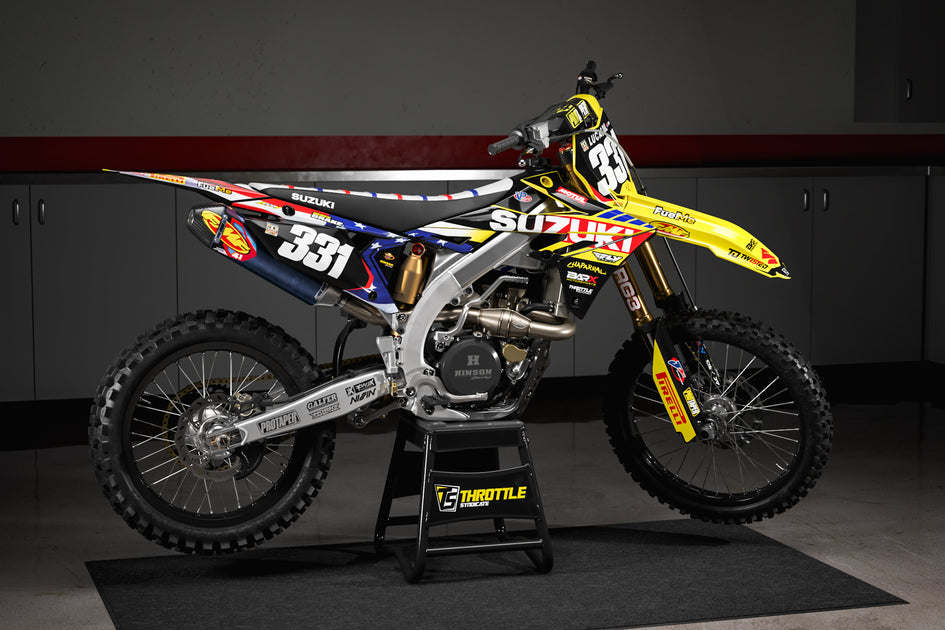 BARX SUZUKI USA TEAM GRAPHIC KIT - 2022 – Throttle Syndicate