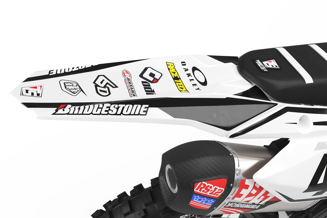 SUZUKI TS GRAPHIC KIT - WHITE – Throttle Syndicate
