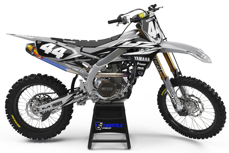 YAMAHA FRACTAL GRAPHIC KIT - GRAY – Throttle Syndicate