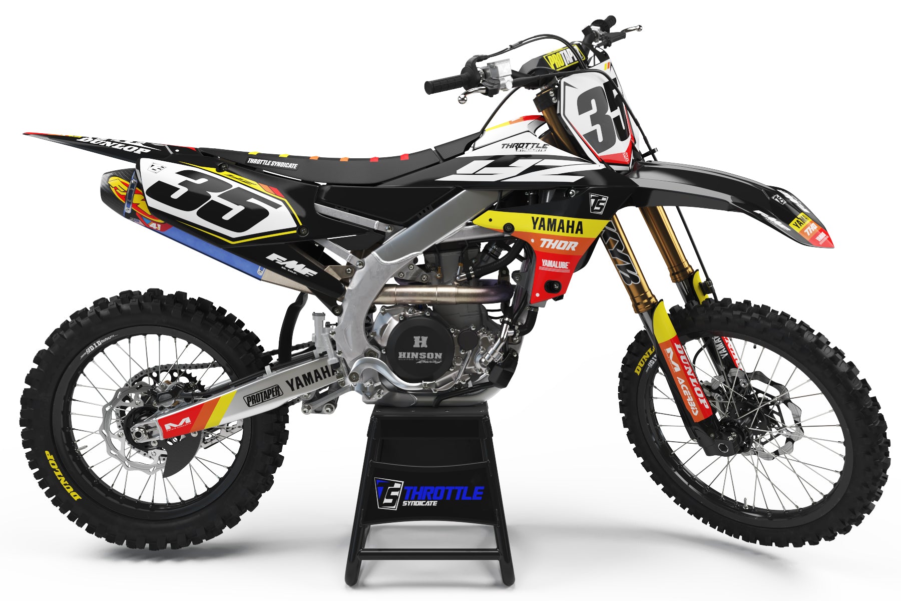 YAMAHA LINK GRAPHIC KIT - BLACK – Throttle Syndicate