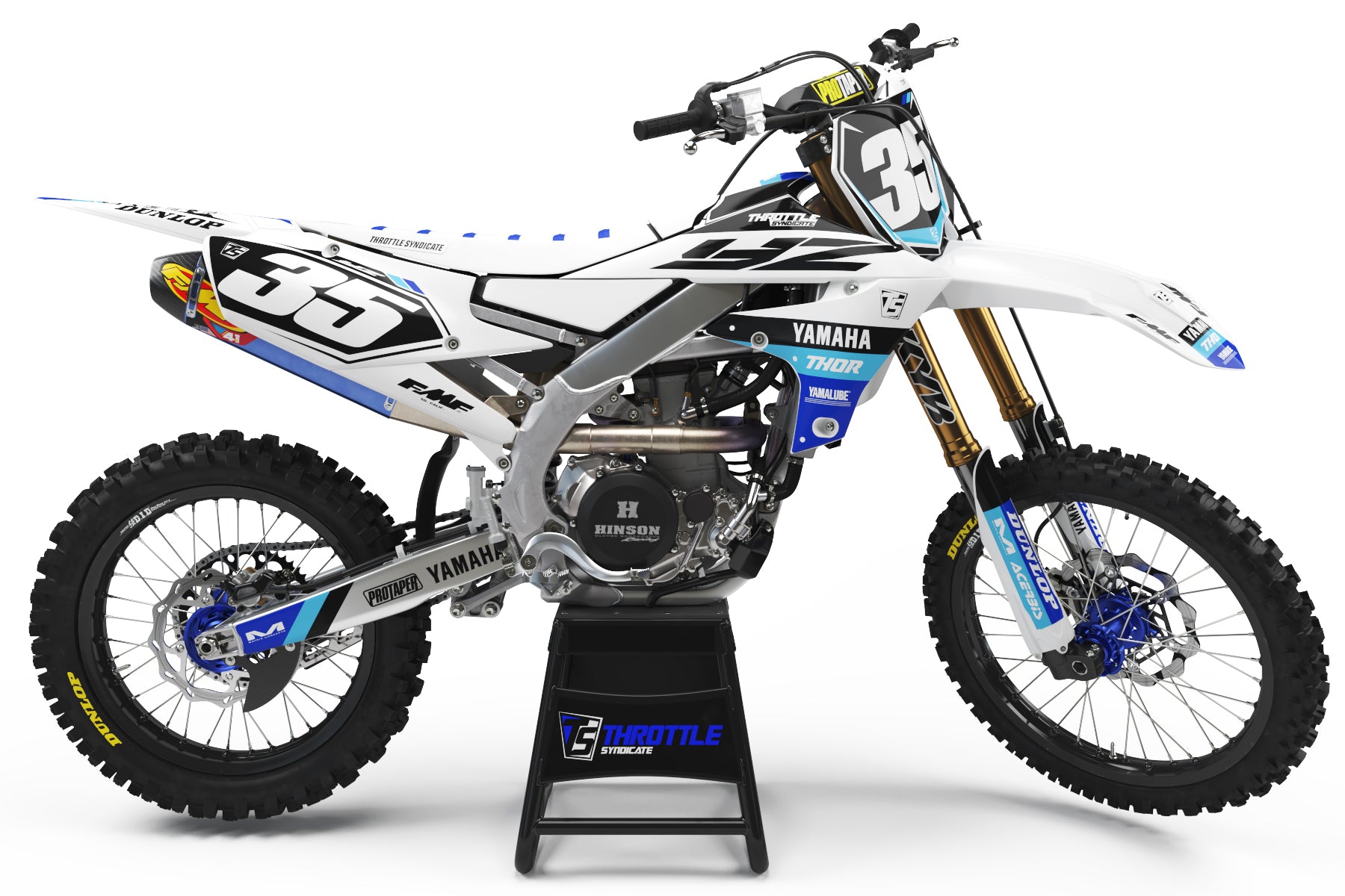 YAMAHA LINK GRAPHIC KIT - WHITE – Throttle Syndicate